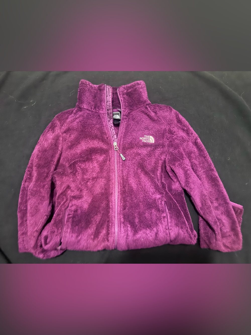 The North Face Dark Purple Fleece Jacket
